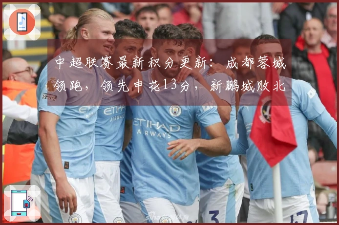 中超联赛最新积分更新：成都蓉城领跑，领先申花13分，新鹏城败北位列第七